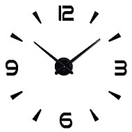 Retoo Modern 3D Effect Self-Adhesive Roman DIY Wall Clock 70–130 cm - Wall Clock