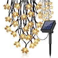 SMART LED Solar Garland Flowers 10m, Warm White - Light Chain