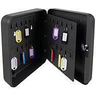 Malatec Lockable key cabinet with 48 hooks and 48 identification labels - Key Box