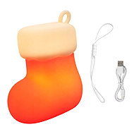 Verk 12411 Silicone LED night light, USB, 3 lighting modes, sock - Night Light