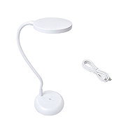 Verk 12421 Flexible LED table lamp with touch controls, USB-C, white - Table Lamp