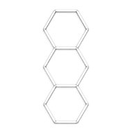 PHgate Complete LED hexagonal light fitting – 3 elements, 125 W, 6500 K, 247 × 98 cm - Modular Light