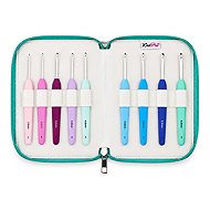 KnitPro Sada ergonomických háčků na háčkování Waves 2.0, 9 ks - Hooks