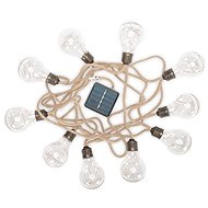 AVIDE Outdoor string lights, 5 m, 10 bulbs, warm light, solar-powered - Light Chain