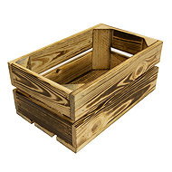 CALTER® Wooden Crate 32 × 20 × 14 cm - Storage Box