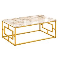 Houseland Voyage 02 mramor/zlatý - Coffee Table