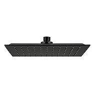 DuraHome PRINCE 46427 overhead shower head, black - Rain Shower