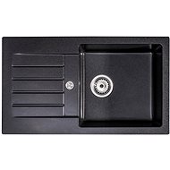 Granisil Arcos 770.0 Black metallic - Granite Sink
