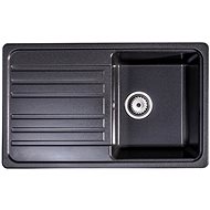 Granisil Bairo 755.0 Black metallic - Granite Sink