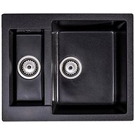 Granisil Fabero 605.2 Black metallic - Granite Sink