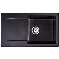 Granisil Fabero 770.0 Black metallic - Granite Sink