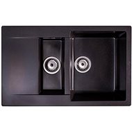 Granisil Fabero 795.15 Black metallic - Granite Sink