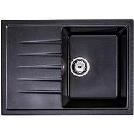 Granisil Lago 680.0 Black metallic - Granite Sink