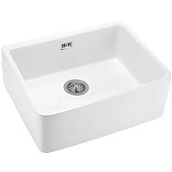 Deante Sabor 595 White ceramic - Ceramic Sink