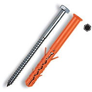 WT WINTECH MUNGO Construction dowel with screw 10 × 200, 1000 pcs - Anchors