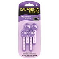 California Scents Vent Stick Monterey Vanilla - Vanilla, 4 pcs - Car Air Freshener