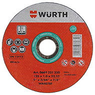 WÜRTH Cutting wheel 115 × 22,2 × 1mm - Cutting Disc