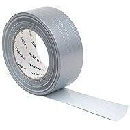 Würth Adhesive tape made of polyester fabric, silver, 50 m × 50 mm - Duct Tape