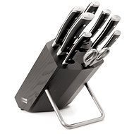 WÜSTHOF CLASSIC IKON Messerblock schwarz mit 8 Teilen - Messerset