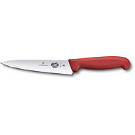 Victorinox Fibrox, 15cm, Smooth, Red - Kitchen Knife