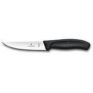 Victorinox Swiss Classic Carving Knife, 12cm, Plain Edge, Black, Blister Pack - Kitchen Knife