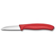 Victorinox Paring Knife, Swiss Classic, 6cm, Plain Edge, Red - Kitchen Knife