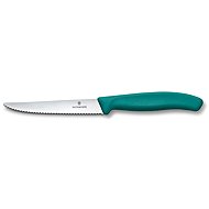 Victorinox Swiss Classic Steak and Pizza Knife, 11 cm, Serrated, Green - Kitchen Knife