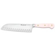 WÜSTHOF CLASSIC COLOUR Nůž Santoku s dutými výbrusy, Pink Himalayan Salt, 17 cm - Kuchyňský nůž