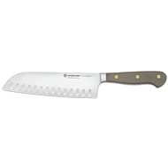 WÜSTHOF CLASSIC COLOUR Nůž Santoku s dutými výbrusy, Velvet Oyster, 17 cm - Kuchyňský nůž