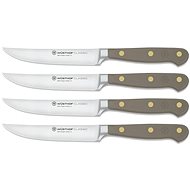 WÜSTHOF CLASSIC COLOUR 4er-Set Steakmesser, Velvet Oyster, 12 cm - Messerset