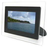 7" LCD MATRIX Photo Frame PF-LCD 7MZ černý (black) digitální fotorámeček - 720x480, JPEG, DivX, 5v1  - Digital Photo Frame