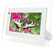 7" LCD MATRIX Photo Frame PF-LCD 7MZ bílý (white) digitální fotorámeček - 720x480, JPEG, DivX, 5v1 č - Photo Frame