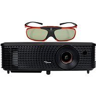 Optoma W330 + 3D glasses ZD302 - Projector