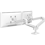 ERGOTRON LX Pro Dual Side-by-Side Arm, desktop dual arm mount for 2 monitors, white - Monitor Arm