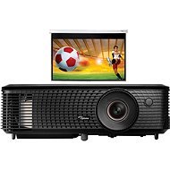 Optoma HD142X + canvas DS-9092PWC - Projector