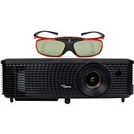 Optoma H114 Projector + Optoma ZD302 3D Glasses - Projector