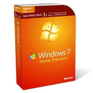 Microsoft Windows 7 Home Premium CZ Upgrade Family pack, verze v krabici (VUP) - Operační systém