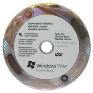 OEM Microsoft Windows Vista Home Basic 32-bit Edition CZ (česká, Czech), DVD, SP1 - Operačný systém