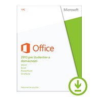 Microsoft Office 2013 Home and Student SK - 1 user/1 PC - Electronic License