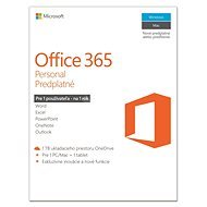 Microsoft Office 365 pro jednotlivce s 1TB úložištěm (SK) – jen při nákupu nového PC, notebooku nebo - Kancelářský software