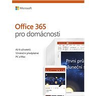 Microsoft Office 365 pre domácnosti (elektronická licenca) - Kancelársky softvér