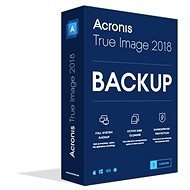 Acronis True Image 2018 CZ pre 1 PC (elektronická licencia) - Zálohovací softvér