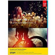Adobe Photoshop Elements 15 + Premiere Elements 15 MP ENG Student &amp; Teacher - Graphics Software