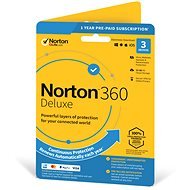 Symantec Norton 360 Deluxe 25 GB CZ, 1 používateľ, 3 zariadenia, 12 mesiacov (elektronická licencia) - Antivírus