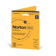 Norton 360 Deluxe 50 GB CZ, 1 felhasználónak, 5 eszközhöz, 12 hónap (kártya) - Internet Security