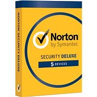 Symantec Norton Security Deluxe 3.0 CZ, 1 používateľ, 5 zariadení, 12 mesiacov (elektronická licencia) - Antivírus