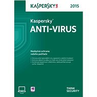 Kaspersky Anti-Virus 2015 CZ - obnovení nebo konkurenční upgrade pro 1 PC na 24 měsíců - Elektronická licencia