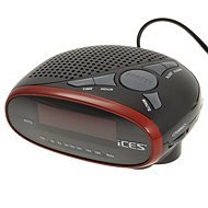 Lenco ICR-200 black/red - Radio Alarm Clock