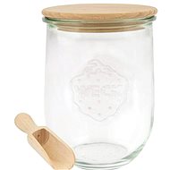 Weck Food container with wooden scoop 1 l - Storage Jar
