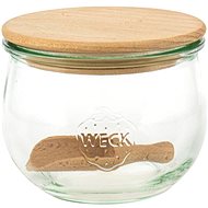Weck Food container with wooden scoop 0,5 l chubby - Storage Jar